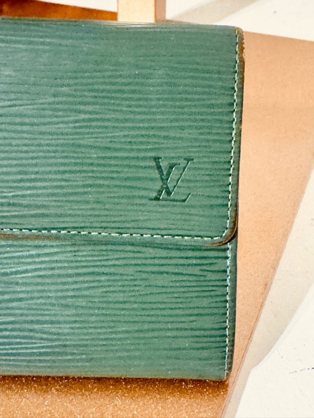 Louis Vuitton Green Epi Leather Wallet - Picture 10 of 13